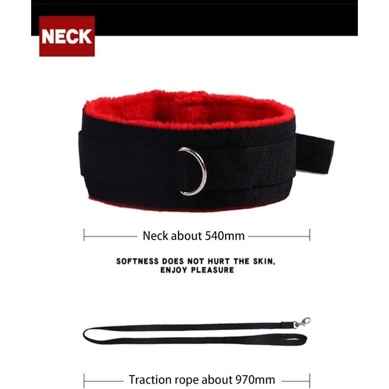 25 PCS Nylon Partner Couples Fitness Set con Design Novello, Accessorio di Allenamento A velocità Regolabile (Rosso)