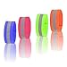 HPiano 4 Fascia Catarifrangente Bracciale di Sicurezza Bande Riflettenti Regolabile Alta visibilità Doppia Linee Braccio Caviglia Polso per Corsa, Escursionismo, Ciclismo, Passeggiate, Jogging