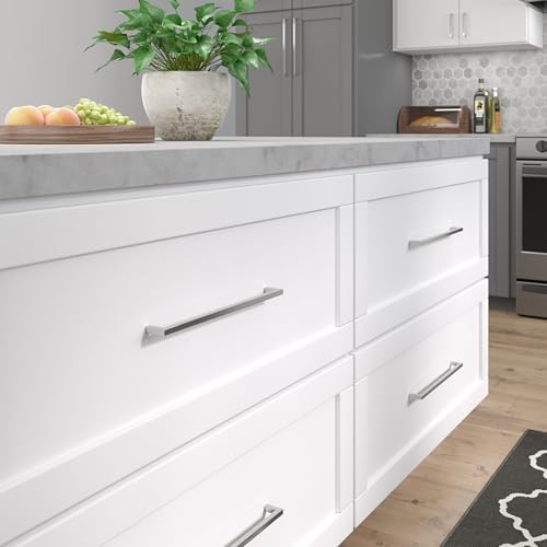 Image of Richelieu Lambton 12 5 /8-inch (320 mm) Brushed Nickel Cabinet Pull Handle
