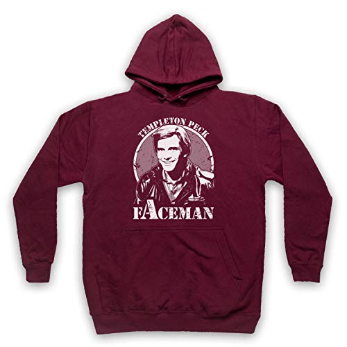 Sweat à capuche Faceman My Icon Art Templeton Peck, cadeau idéal série TV