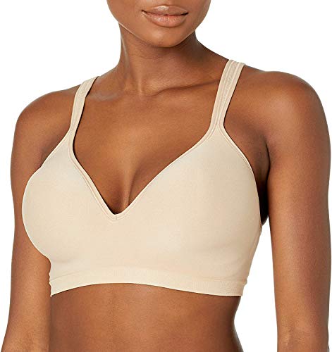 Bali Women s Comfort Revolution Wire Free Bra,Nude,42C