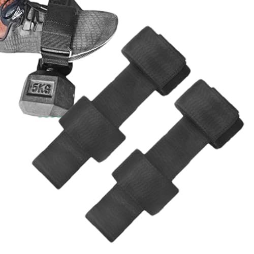 Fijación del pie de mancuerna, correas de mancuernas | 2 correas de tobillo para pesas y entrenador tibial | Equipo de gimnasia en casa, equipo de ejercicio de elevación de piernas, peso de ch