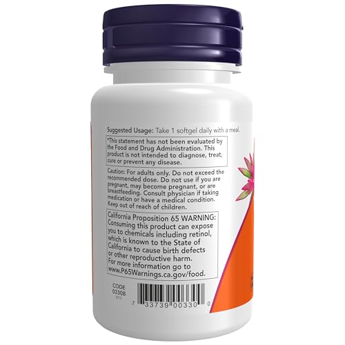 NOW Foods Vitamin A Softgels