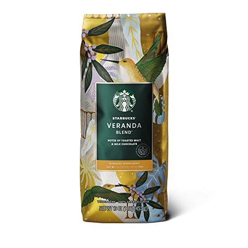 The Best Starbucks Coffee Beans: Big Chain Does Good! 4 Starbucks Veranda Blendâ„¢ Whole Bean Coffee (1lb)