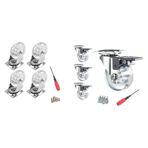 YAEMIKY Caster Wheels for Furniture Cover
