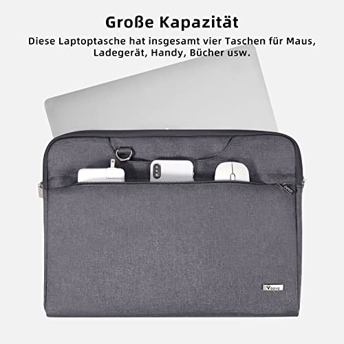 Laptoptasche für 17 Zoll Laptops Voova Leichte Tragetasche