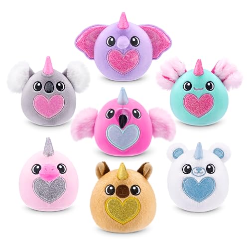 Rainbocorns Eggzania Baby Mania by ZURU, Plush Surprise Unboxing with Animal Soft Toy, for Girls (3 Pack)