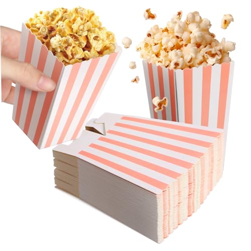 STOBAZA 48 Pack Popcorn Boxes for Party Snack Holders Popcorn Buckets Party Supplies