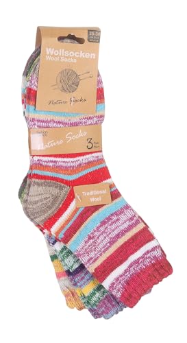 simaranda Damen/Kinder Wintersocken bunte warm gemischte...
