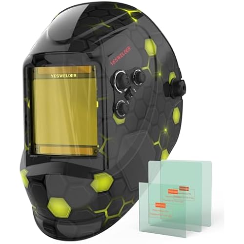 YESWELDER Auto Darkening Welding Helmet, Large View, LYG-M800H-A