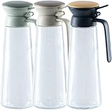 BOSUGE Keramikglas, Gewürzglas Gewürzregale Ölflasche Glas Auslaufsicherer Öltopf Leckt kein Öl Haushalt Küche Kochsaucenflasche Gewürztöpfe Gewürzgläser (Color : A) (Color : A)