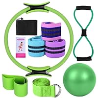 Set Fasce Elastiche Per Glutei E Pilates - Anello Magico, Palla Yoga, Resistenza A 8 - Foto 2