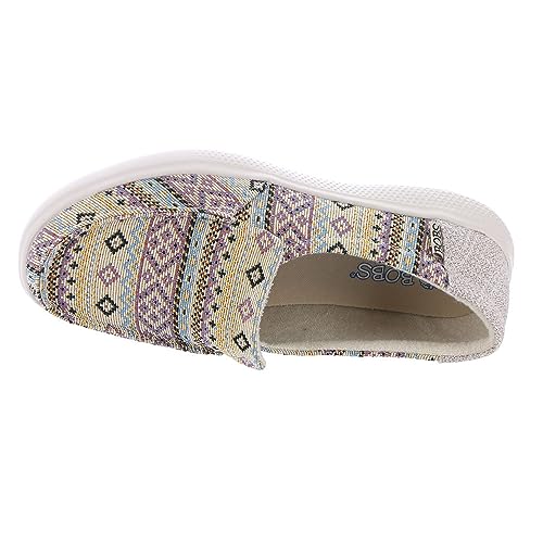 Skechers Bobs Skipper - Point Proven. Geometric Print Casual moc. Natural Multi