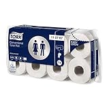 Tork 110767 Kleinrollen Toilettenpapier, 2-lagig, 30 m Länge, 9.4 cm Breite