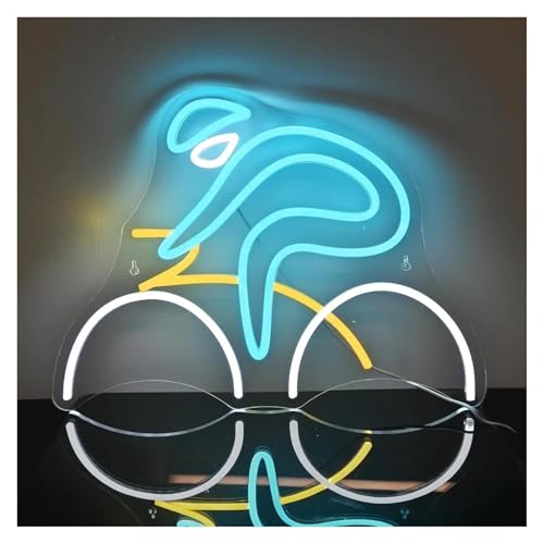 Enseigne lumineuse au néon LED vélo pneus larges lampe d'ambiance USB décoration chambre