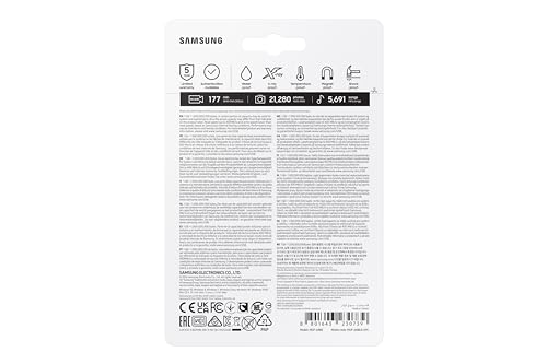 Samsung Clé USB BAR Plus de Type A, 64 Go, 400 Mo/s en lecture, 110 Mo/s en écriture, Clé USB 3.1, résistante aux chocs, champagne argenté, ‎MUF-64BE3/APC