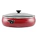 Paula Deen Riverbend Nonstick Dish/Casserole Pan, 13.75 Inch, Red Speckle