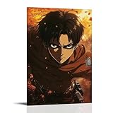 LMLZZZWD Anime-Poster – Angriff auf Titan – Levis Final 