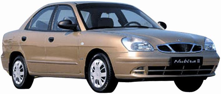 CG94 Retrovisor mecánico derecho [lado del pasajero] para coche: NUBIRA - Carcasa negra