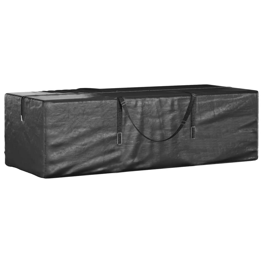 Custodia Protettiva per Cuscino da Giardino (135×40×55 cm(2pcs)) | Resistente All'acqua Resistente con Cerniere per Cuscini per Divani per Mobili da Esterno Grigio
