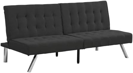 Miniatura 5 de Sofá cama tipo futón, moderno convertible sin brazos, sofá biplaza para estudio, apartamento, oficina, espacio pequeño, sala de estar compacta, 68.1