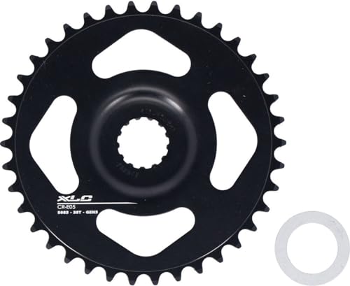 Plateau Direct Mount XLC CR-E05 Bosch GEN3 38D en alliage alu noir AL.5083