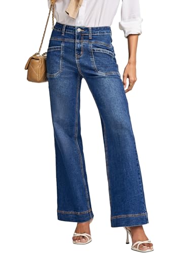 EVALESS Wide Leg Jeans