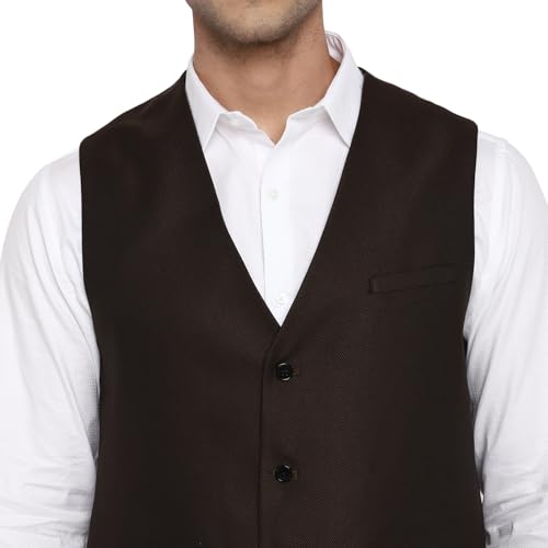 Image of Turtle Men 100% Cotton Notch Lapel Collar Tailored Fit Three Piece Party Suits
