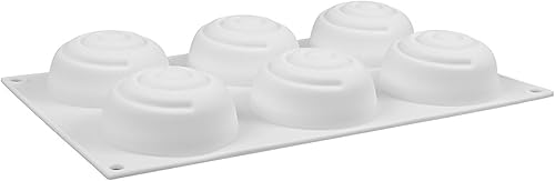 Miniatura 7 de Molde de rollo de canela para chocolate, postre, mini molde para pastel, cera derretida, molde de silicona, moldes para hacer velas para bollo de