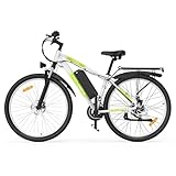 ZAZAWORK Electric Bike for Adults, 250W UK Road Legal Electric Bicycle, 25km/h Max Speed with 60-100km Range, 21-Speed City & Mountain E-Bike, 29" Tires, Under £1000