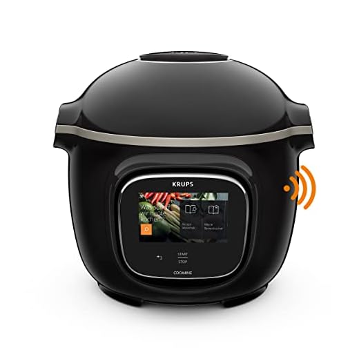 Krups CZ9128 Cook4Me Touch - Robot de cocina (plástico, 6 L), color negro