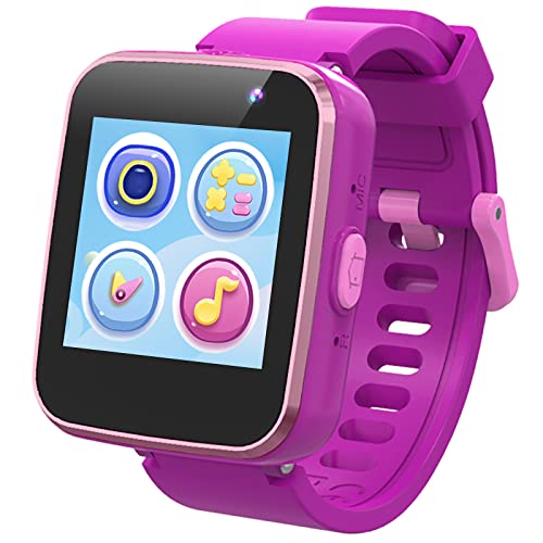 KEVINLY Kids Smart Watch for 5-12 Years Old, Multifunctional HD Touch Screen Toddler Watch with Camera, Educational Games, Music Player, Learning Toys, Christmas Birthday Gifts for Kids (Purple)