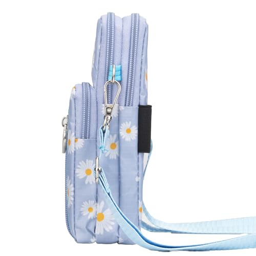 Image of JANKS Small Crossbody Bag for Women - Mini Phone Purses with Crossbody Strap and Wallet - Nylon Arm Bag