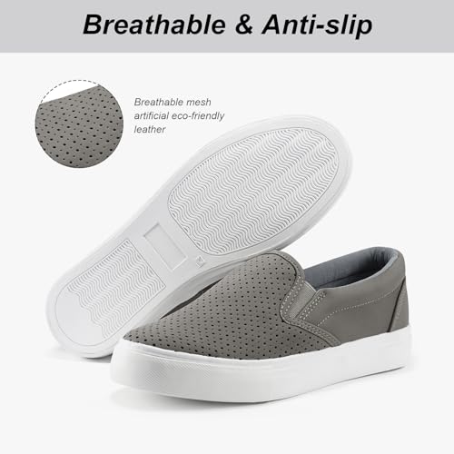 Image of JENN ARDOR Slip On Sneakers Women Comfortable Walking Slip On Shoes Women Memory Foam Womens Fashion Loafers for Women Casual Shoes for Women Flats