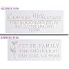 15+ Embosser Designs Personalized Custom Address Embosser Seal Desk Handheld Wedding Invitation Seal Embosser Personalized Customized 2 x 1 (Rectangle Embosser3)