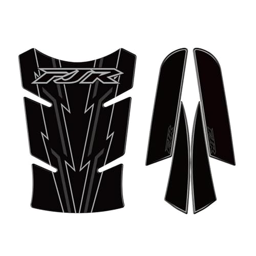 Pad réservoir moto Yamaha FJR1300 protection latérale noire design haut de gamme