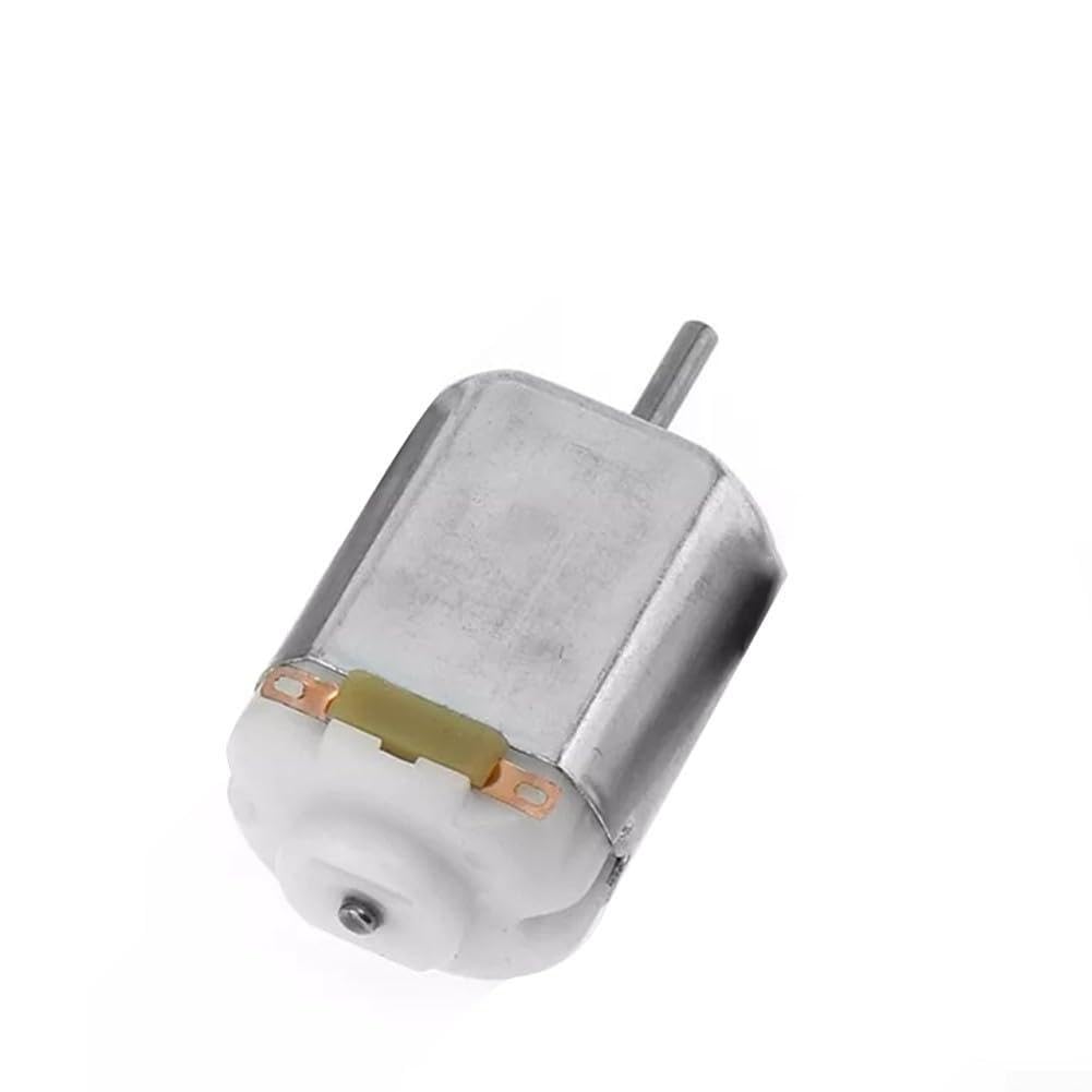 130 DC Motor - 2mm Shaft Diameter, 1.5V to 6V Brushed Small Electric Motor for Model Cars, Airplanes, USB Fans & Hobby Projec