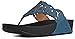Fitflop Women's Flora Flip Flop, Devon Blue, 7 M US