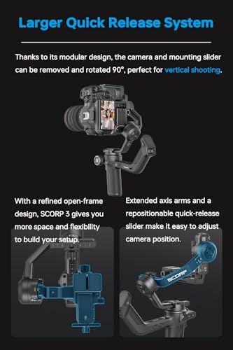 Image of [Combo] FeiyuTech SCORP 3 Combo - Professional Camera Stabilizer