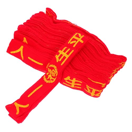 LUOZZY 20pcs Single Layer Woven Rope Auspicious Red Waist Belt for Chinese Zodiac Year Blessing Protection Good Luck Charm Unisex Men Women4