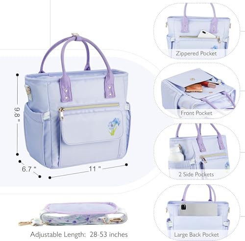 Hihealer Deluxe Lunch Bag Women Mothers Day Gifts with Rare Floral Design - Image 3