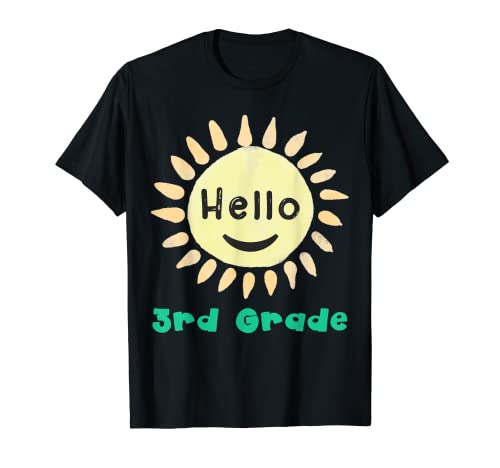3rd Grade Boys Girls Teacher Hello Third Grade Team T-Shirt