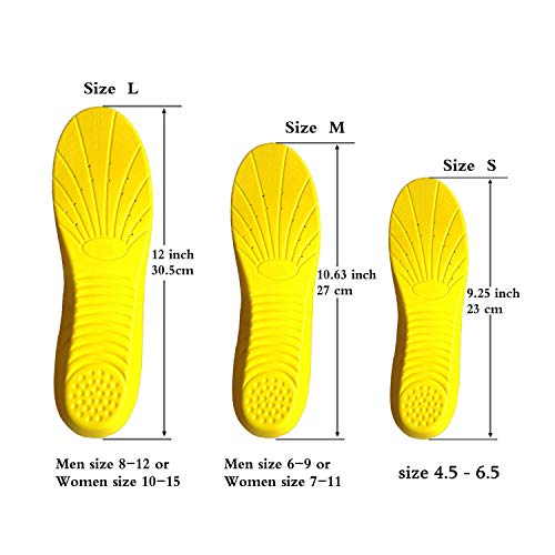 image for Amitataha Shoe Insoles, Memory Foam Insoles, Providing Excellent Shock