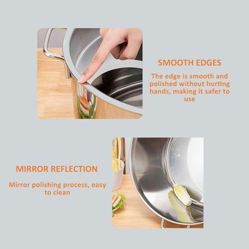 Ensemble d'inserts pour cuiseurs à pâtes en acier inoxydable durable et robuste - 7
