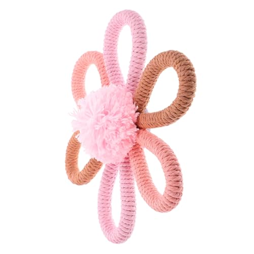 ifundom Woven Flower Wall Decor for Girl Room Children's Room Daisy Flower Flower Wall Hanging Decor Woven Flower Wall Decor for Nursery Bohemian Flower Hanging Decor Girl