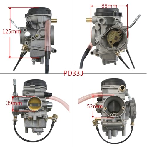 Carburateur PD33J résout démarrage difficile Big Bear Kodiak 350