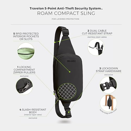 Image of Travelon Anti-Theft Roam Compact Sling