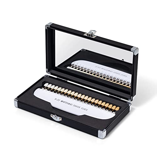 Image of Teeth Whitening Shade Guide Professional 3D R-22 Tooth Whitening Shade Chart with 22 Colors - Tooth Bleaching Shade Chart