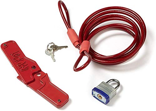 Northcore Lockjaw Longboard Fin Lock Tornillos, Adultos Unisex, Rojo (Rojo), Talla Única