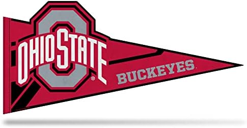 Rico Industries NCAA Ohio State Buckeyes Soft Felt Pennant - EZ to Hang - Home Décor (Game Room, Man Cave, Bed Room) - Image 3